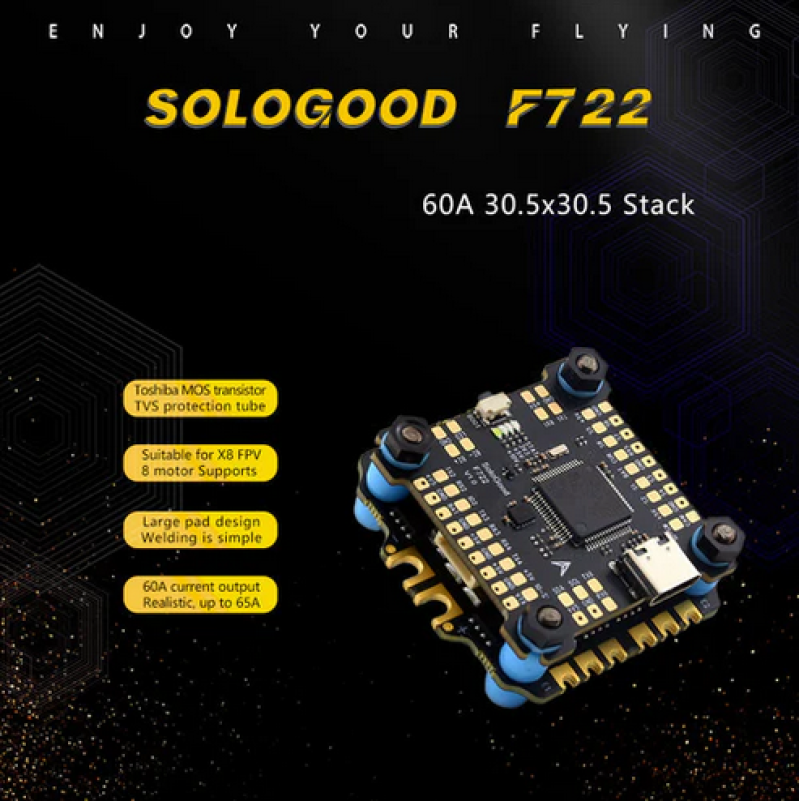 Башня SoloGood F722 V1.0 BLS60A