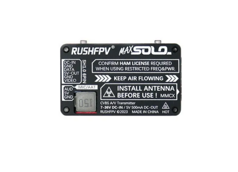 Видеопередатчик RUSHFPV RUSH MAX SOLO XBAND 4.9G VTX 2.5W